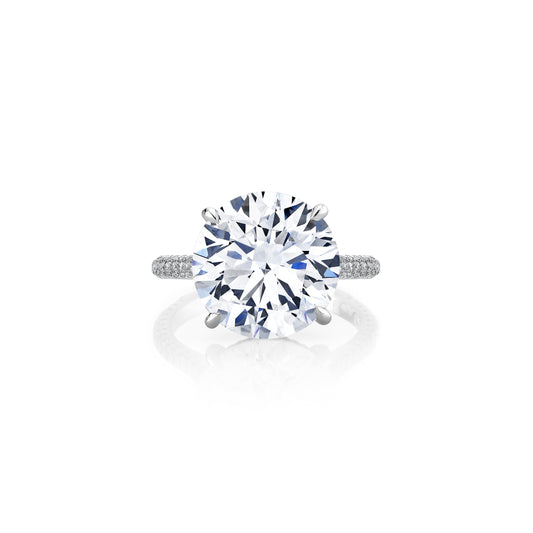 High Jewelry | Chelsea Round Brilliant Solitaire Lab Diamond Engagement Ring | Saviera Jewels