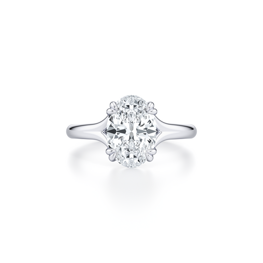 Jane Oval Solitaire Lab Diamond Engagement Ring | Saviera Jewels