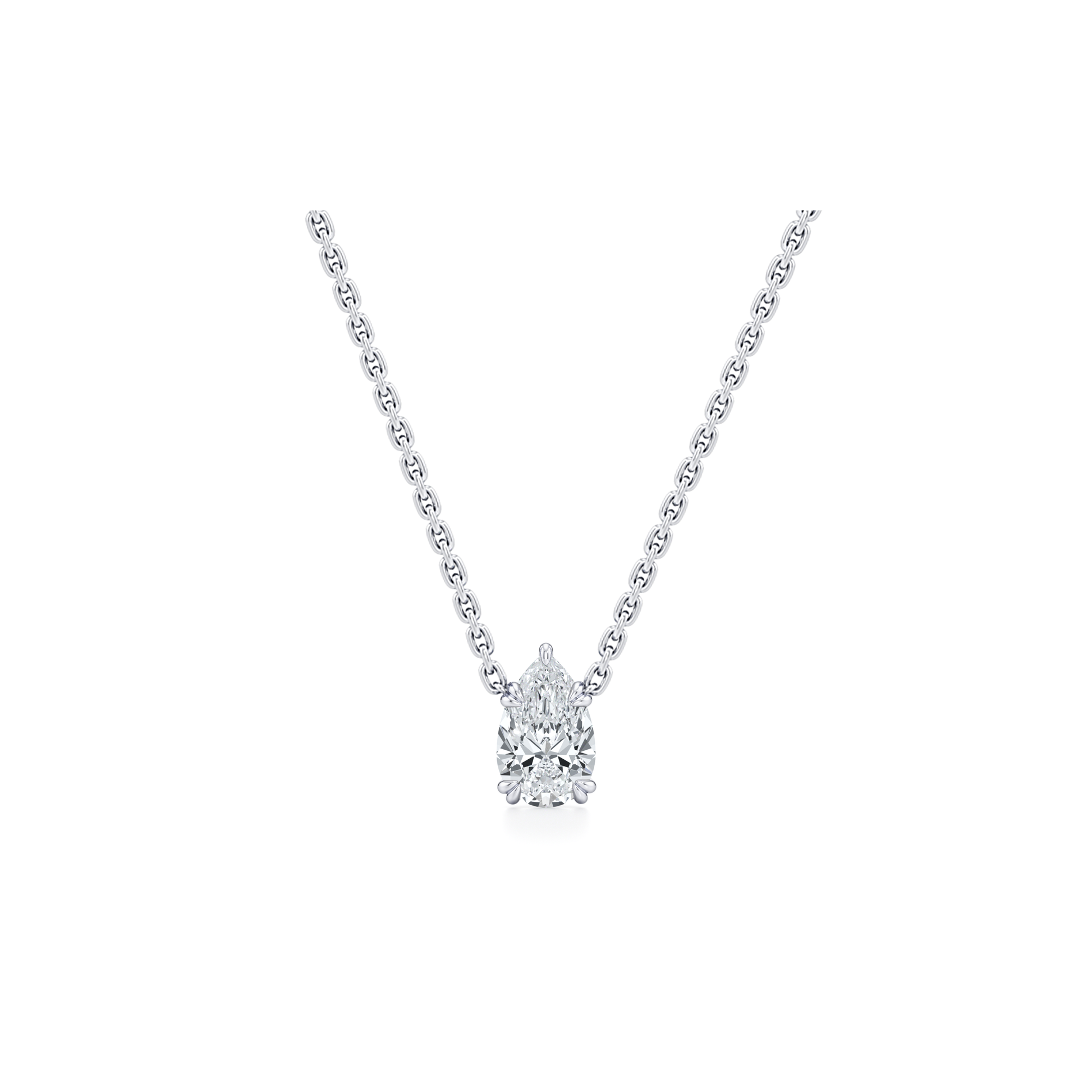 Elle Lab Diamond Pear Pendant | Saviera Jewels