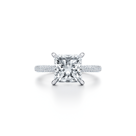 Chelsea Pear Solitaire Lab Diamond Engagement Ring | Saviera Jewels