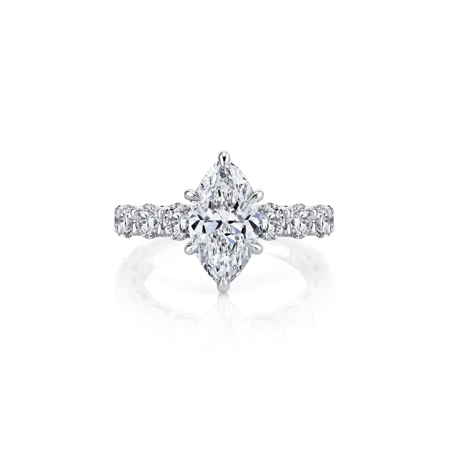 Gwen Marquise Solitaire Lab Diamond Engagement Ring | Saviera Jewels