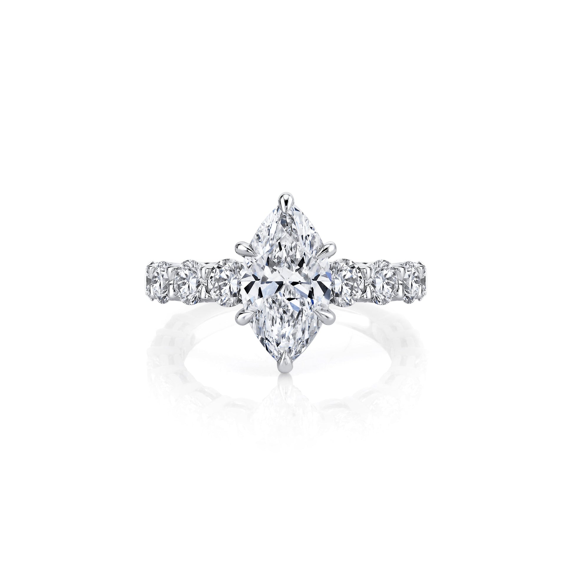 Gwen Marquise Solitaire Lab Diamond Engagement Ring | Saviera Jewels