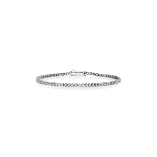 La Petite Lab Diamond Tennis Bracelet | Saviera Jewels