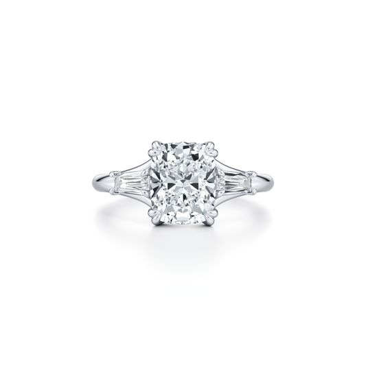 Jane Radiant Three Stone Engagement Ring | Saviera Jewels