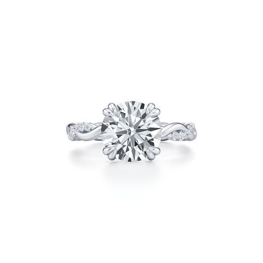 Ivy Pear Solitaire Lab Diamond Engagement Ring | Saviera Jewels