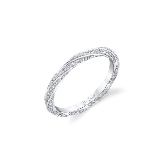 La Petite Twist Lab Diamond Eternity Band | Saviera Jewels