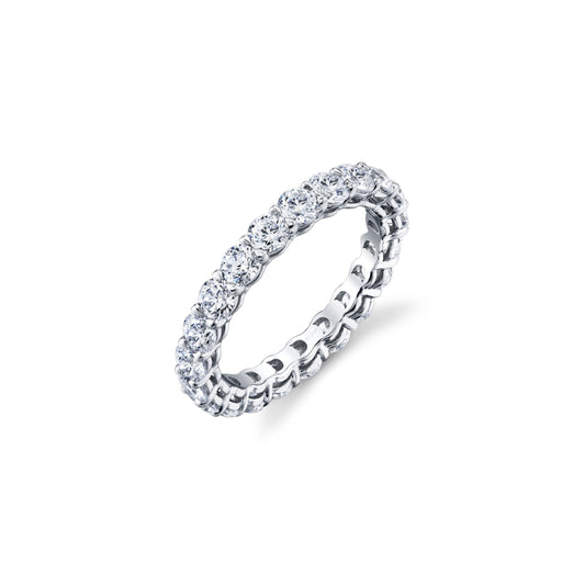 Olivia Round Brilliant Lab Diamond Eternity Band | Saviera Jewels