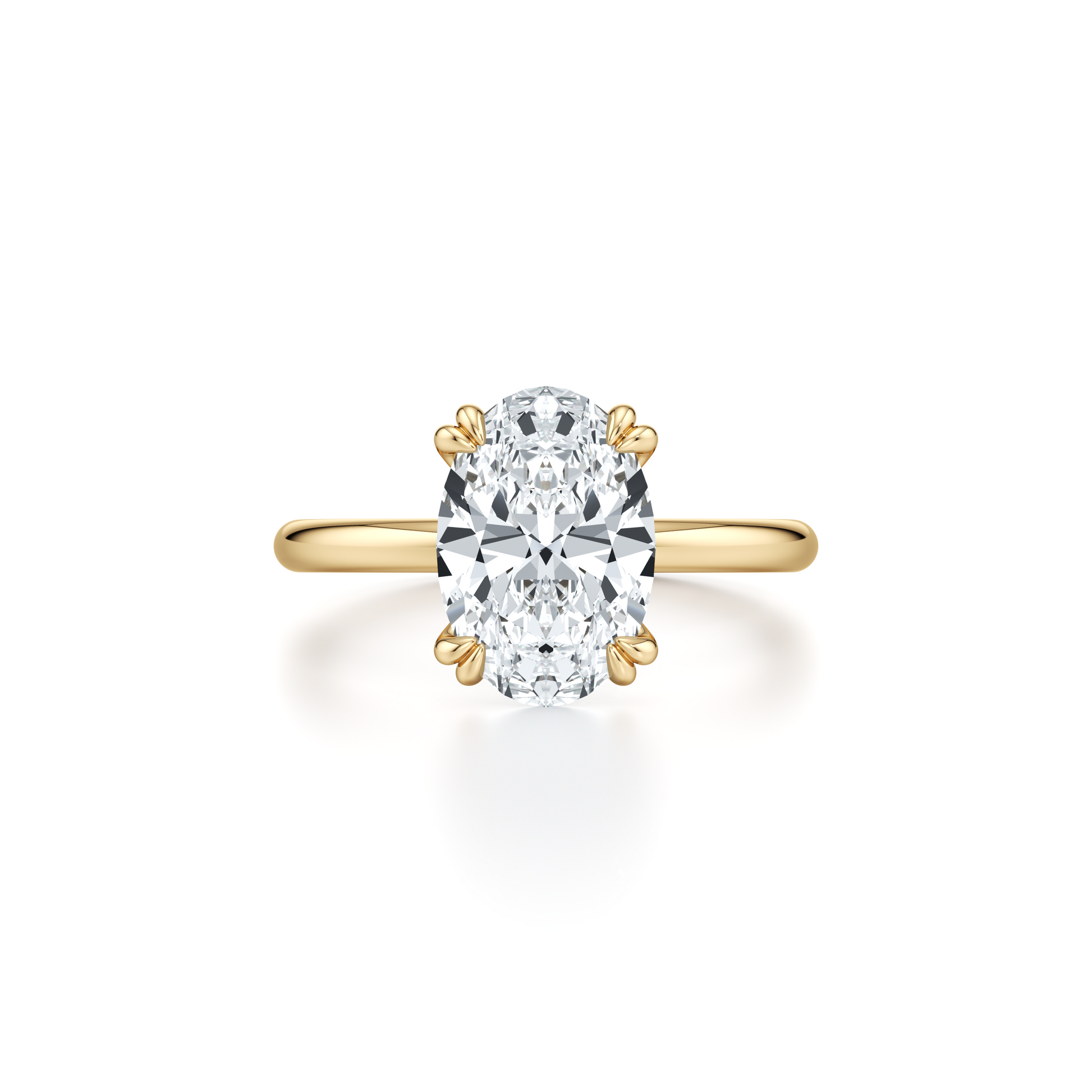 Kate Oval Cut Solitaire Lab Diamond Engagement Ring | Saviera Jewels
