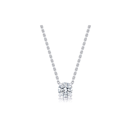 Chelsea Lab Diamond Round Brilliant Pendant | Saviera Jewels