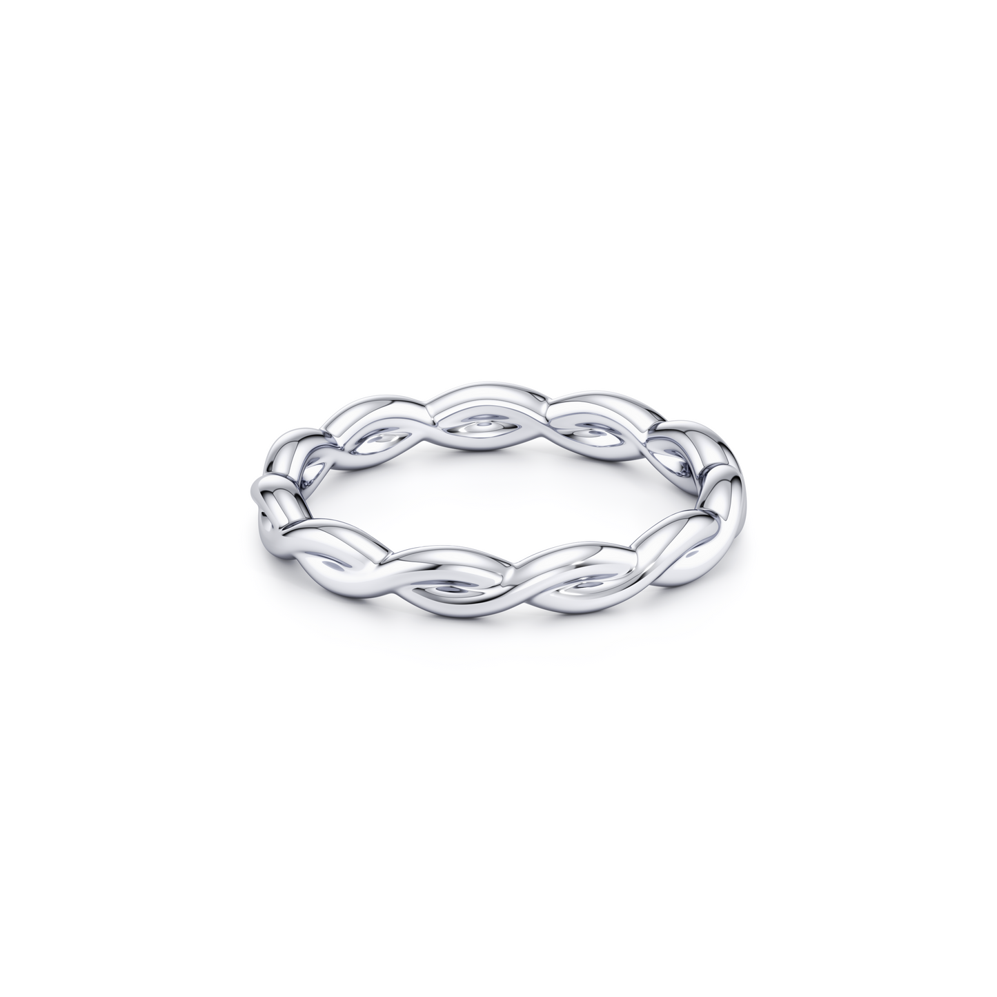 Ivy High Polish Wedding Band - view 2