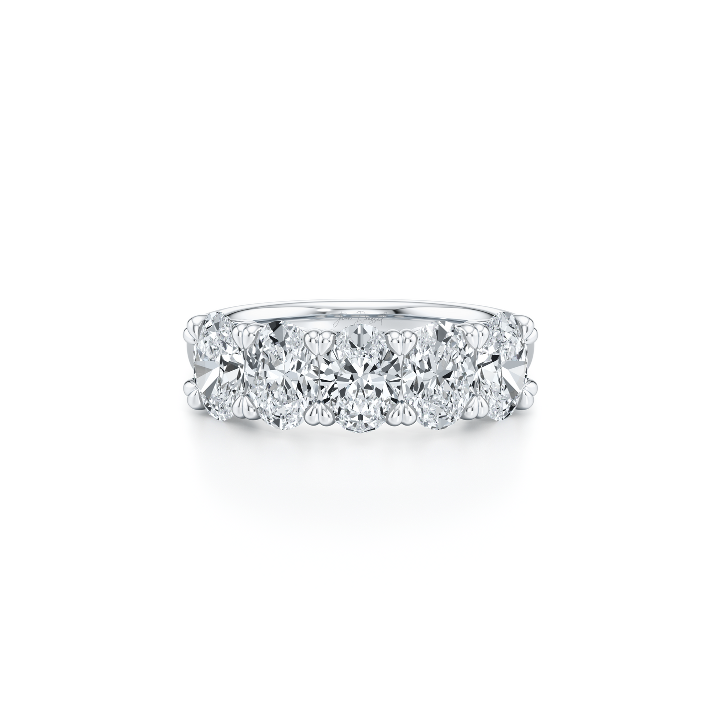 Elle 5-Stone Oval Lab Diamond Band - view 2