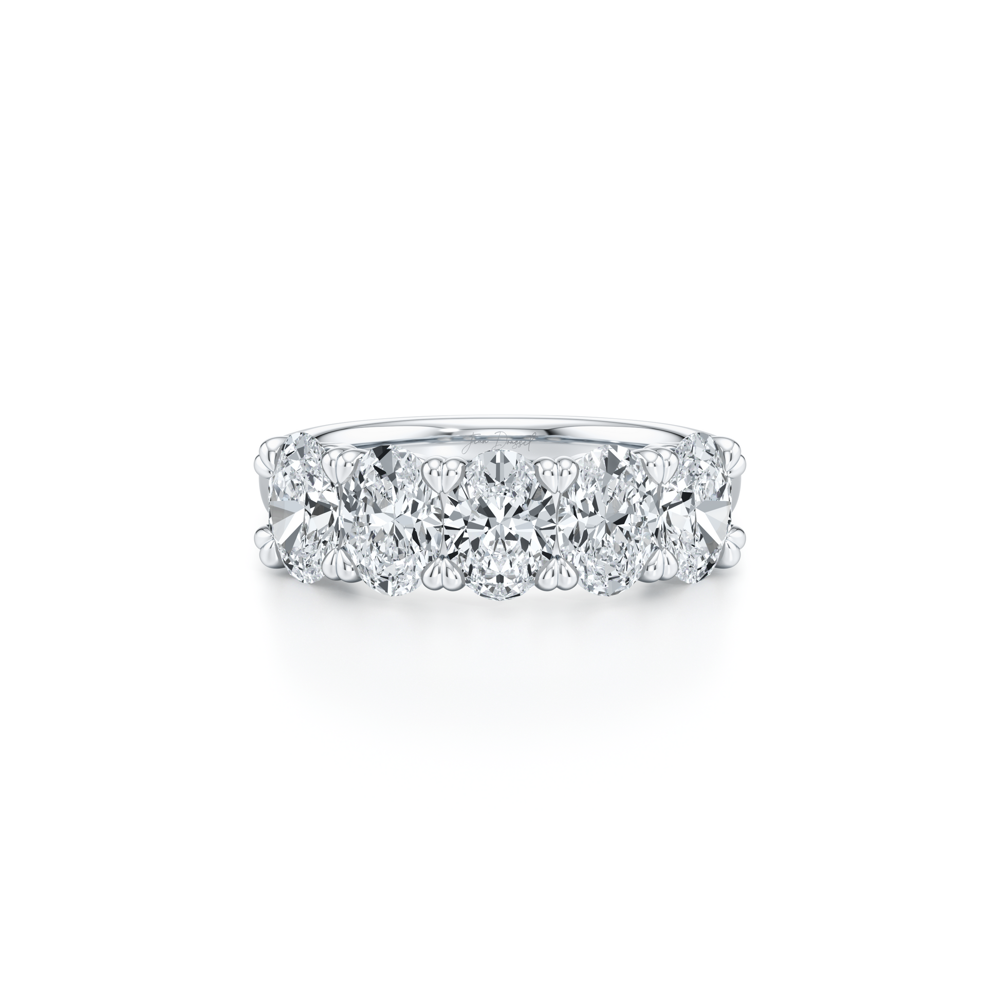 Elle 5-Stone Oval Lab Diamond Band - view 2
