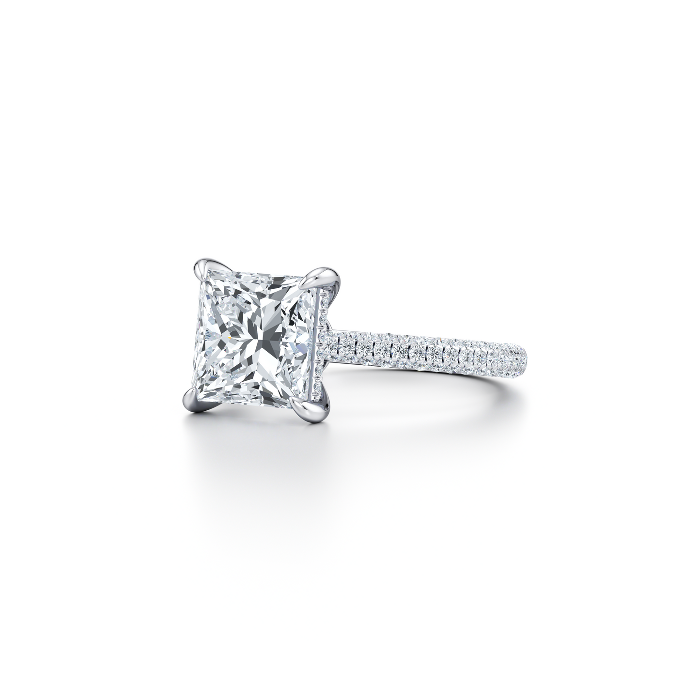 Chelsea Marquise Solitaire Lab Diamond Engagement Ring - view 4