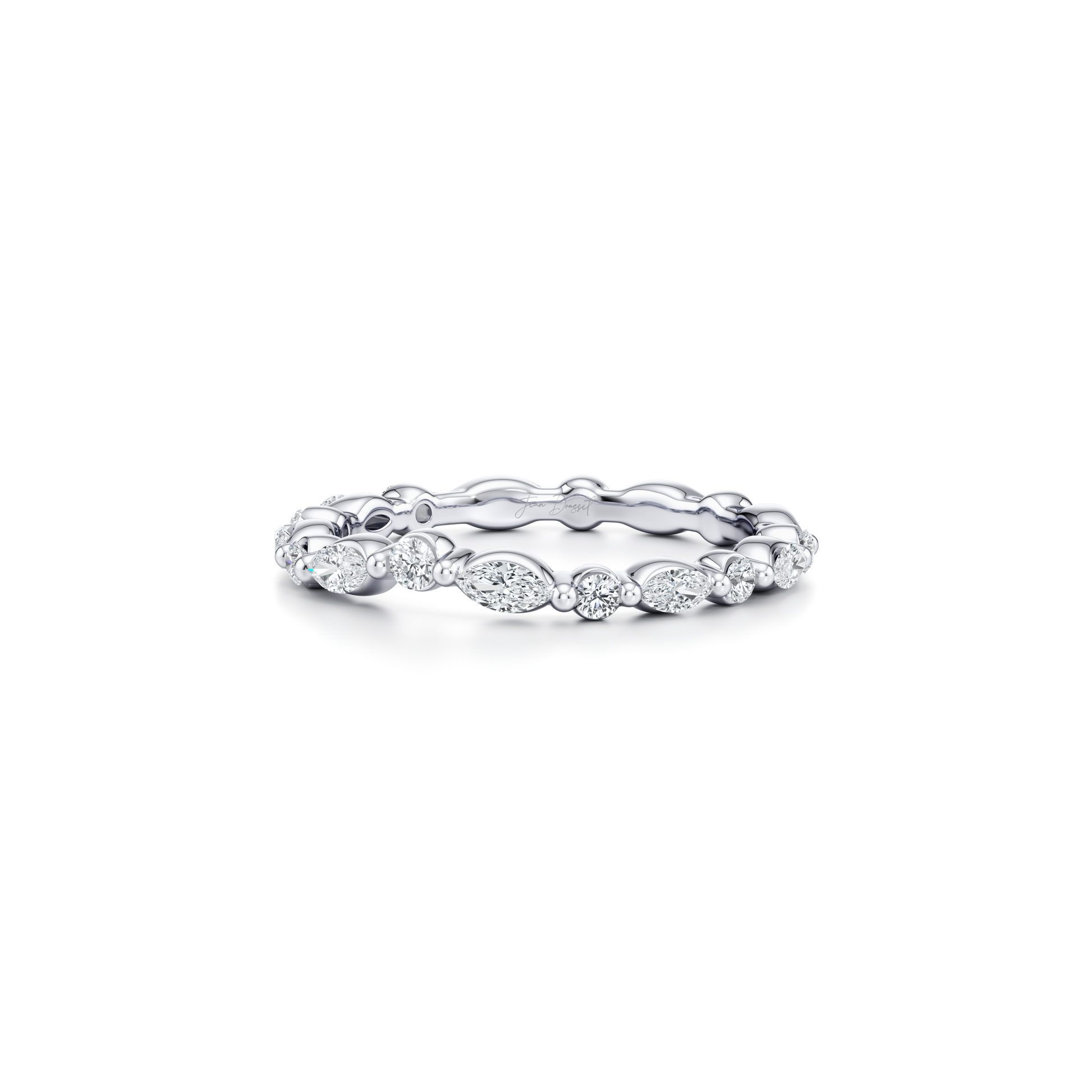 Vivienne Lab Diamond Wedding Band - view 2