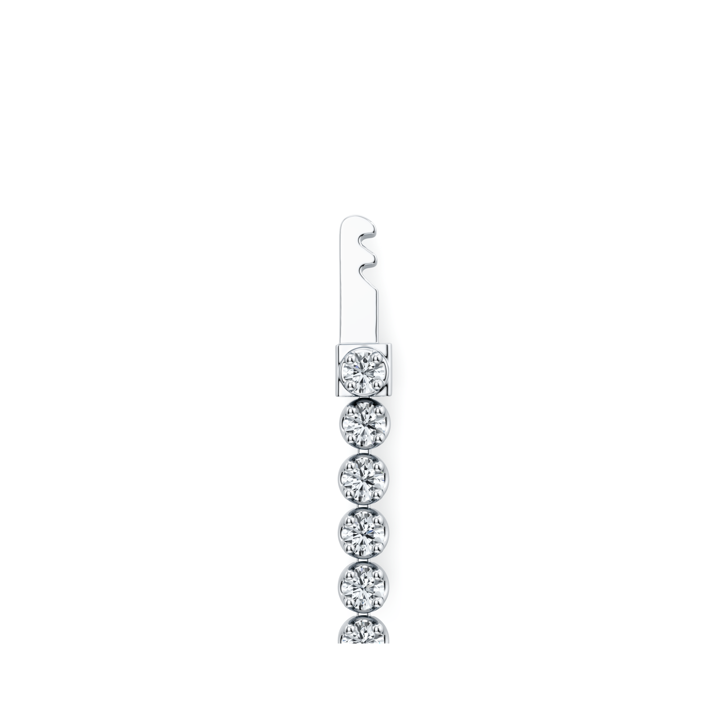 La Petite Lab Diamond Tennis Necklace - view 2