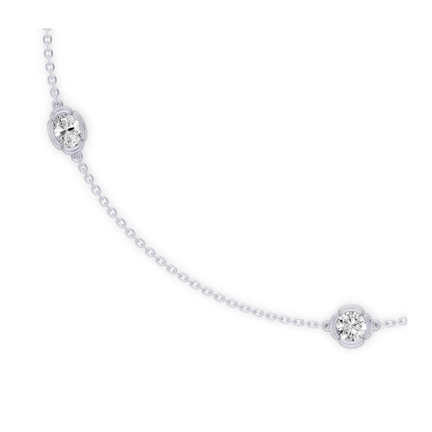 Doree By The Yard Mixed Shape Lab Diamond Bracelet - view 2