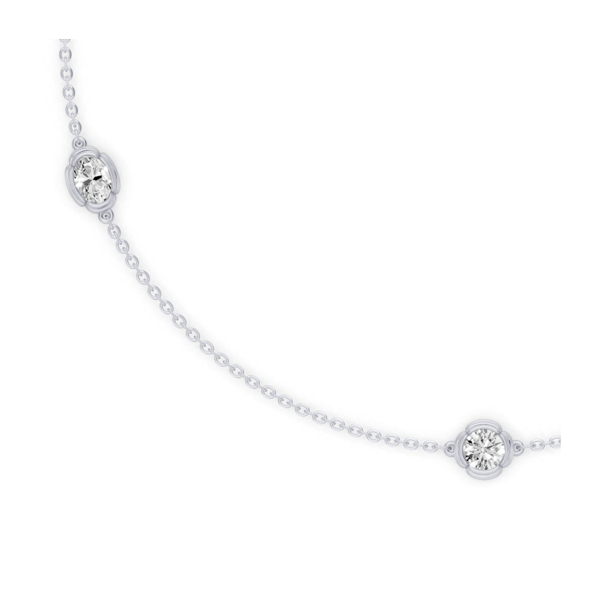 Doree By The Yard Mixed Shape Lab Diamond Bracelet - view 2