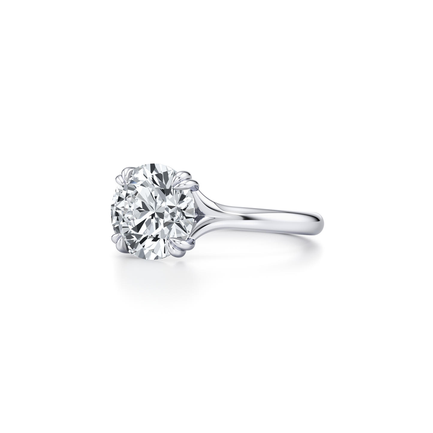 High Jewelry | Jane Emerald Solitaire Lab Diamond Engagement Ring - view 5