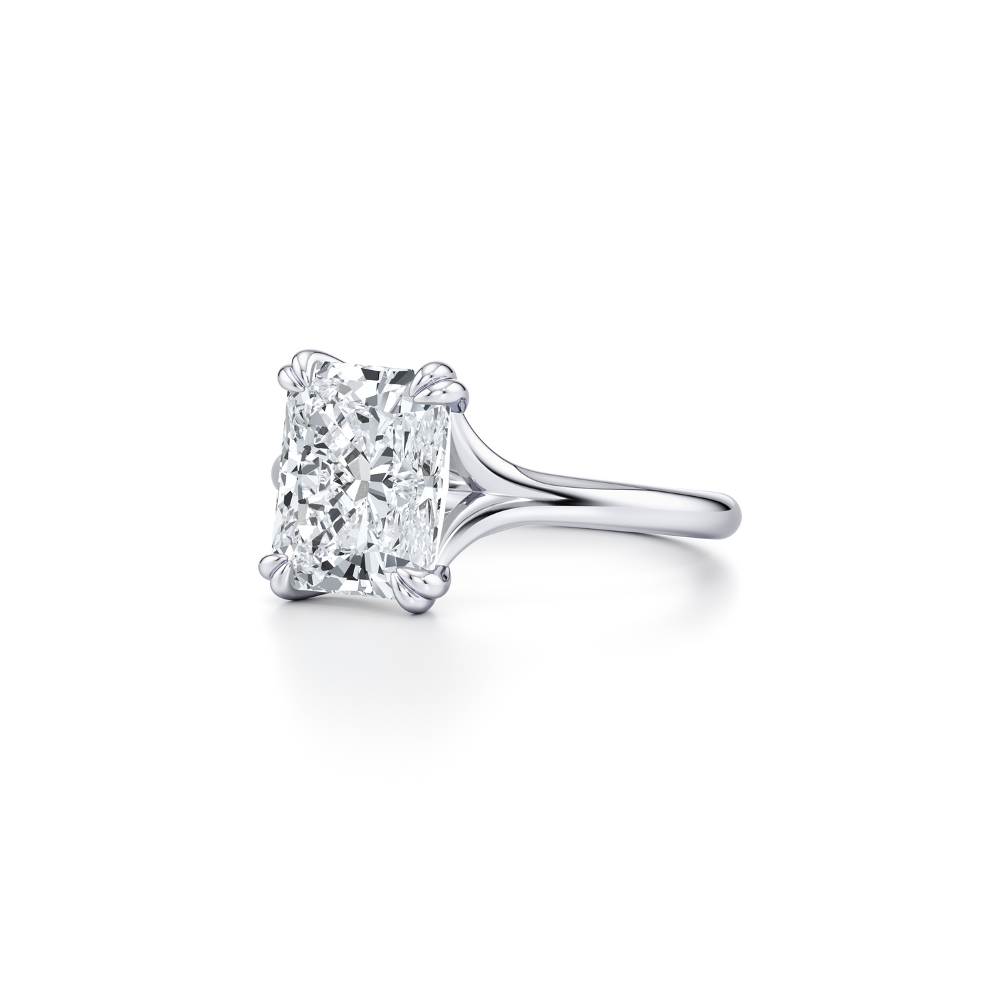 Jane Radiant Solitaire Lab Diamond Engagement Ring - view 2