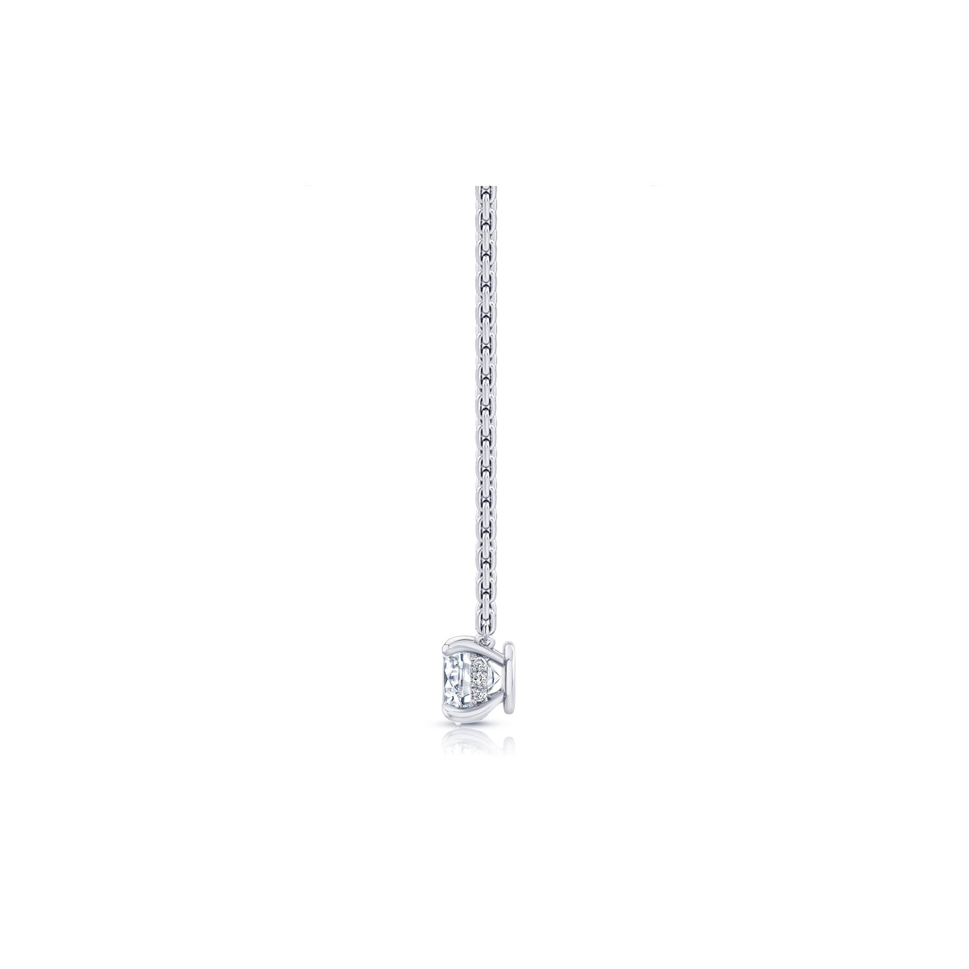 Chelsea Lab Diamond Round Brilliant Pendant - view 2