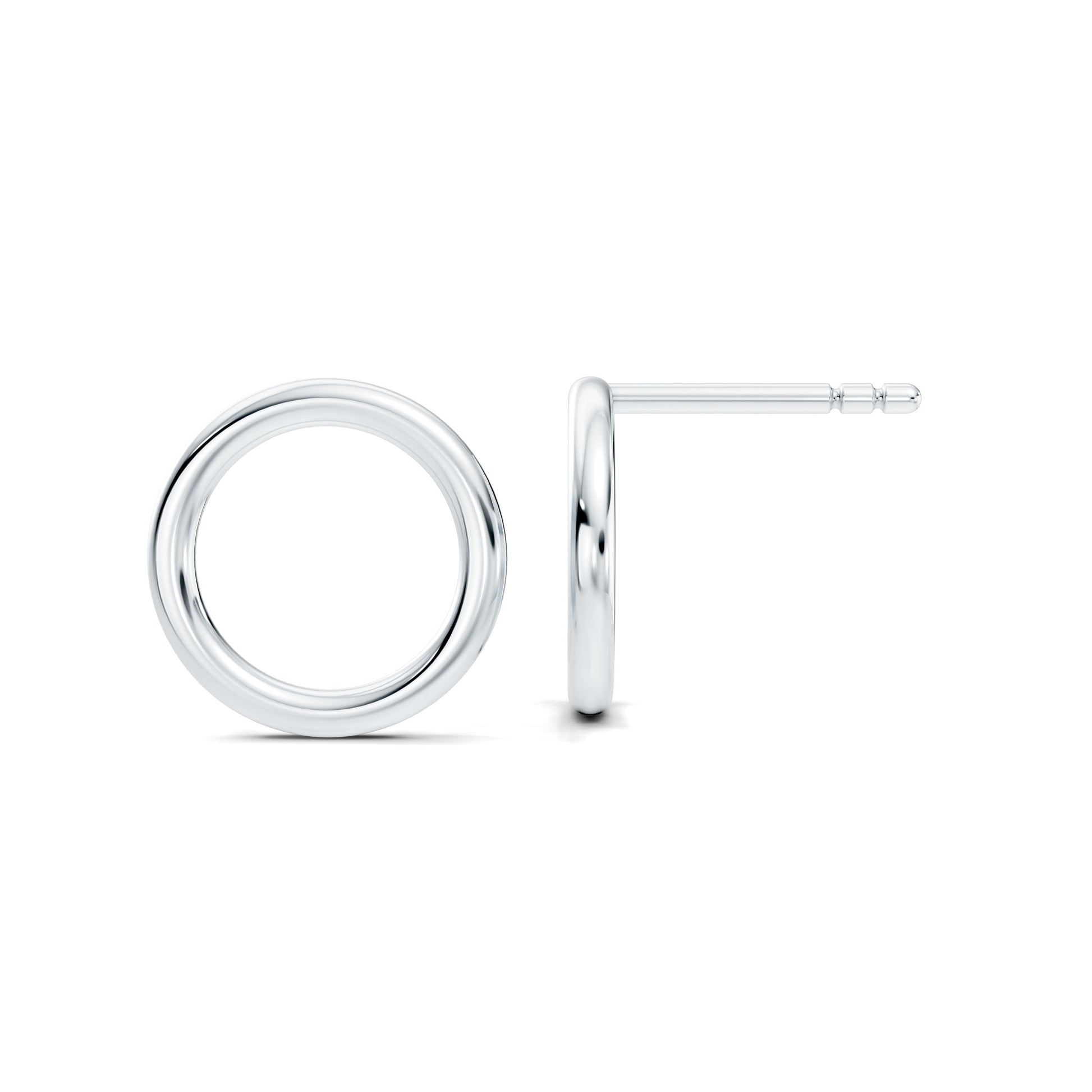 Audrey Front Hoop High Polish Earrings - view 2