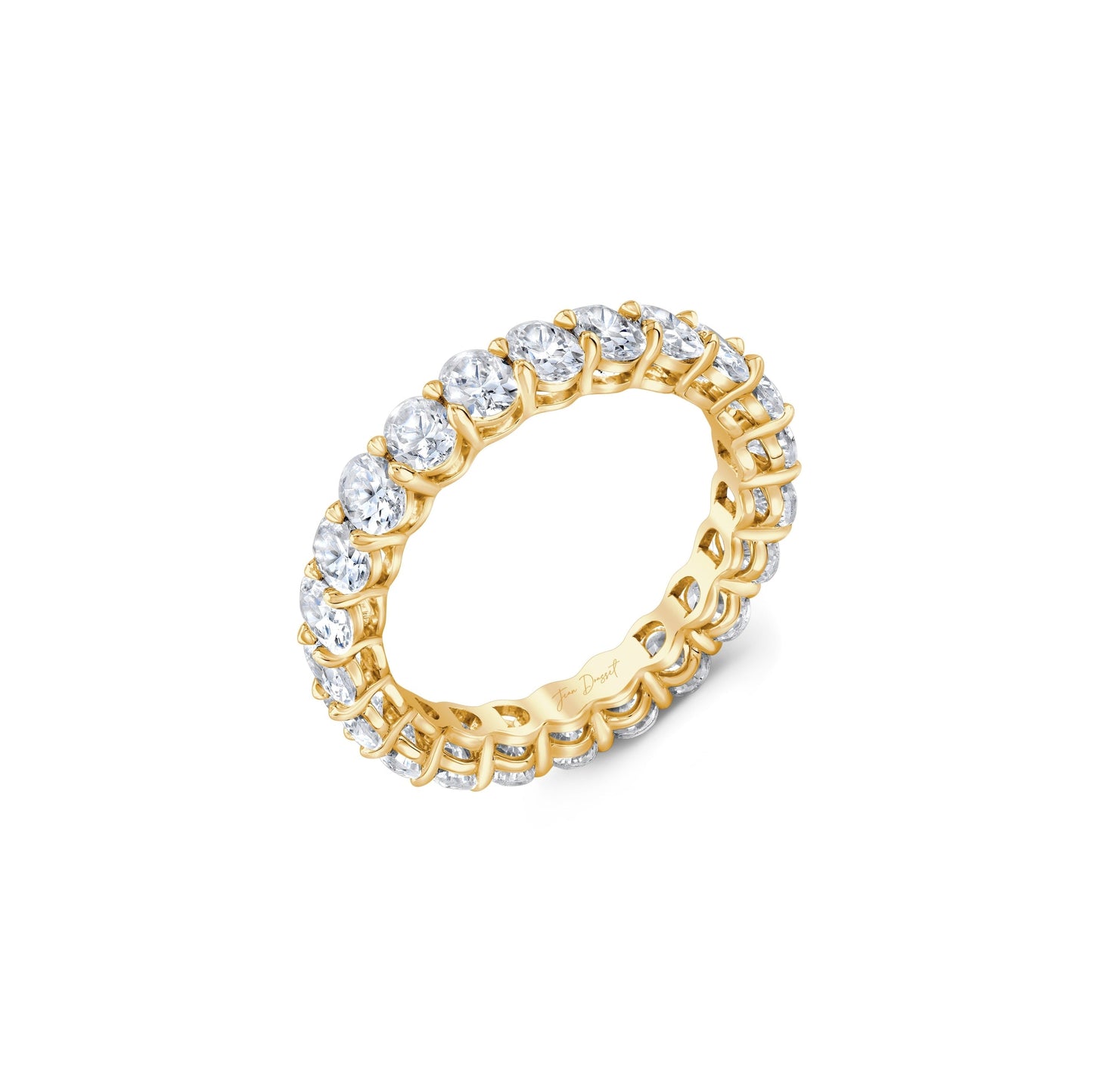 Olivia Oval Lab Diamond Eternity Band - view 2