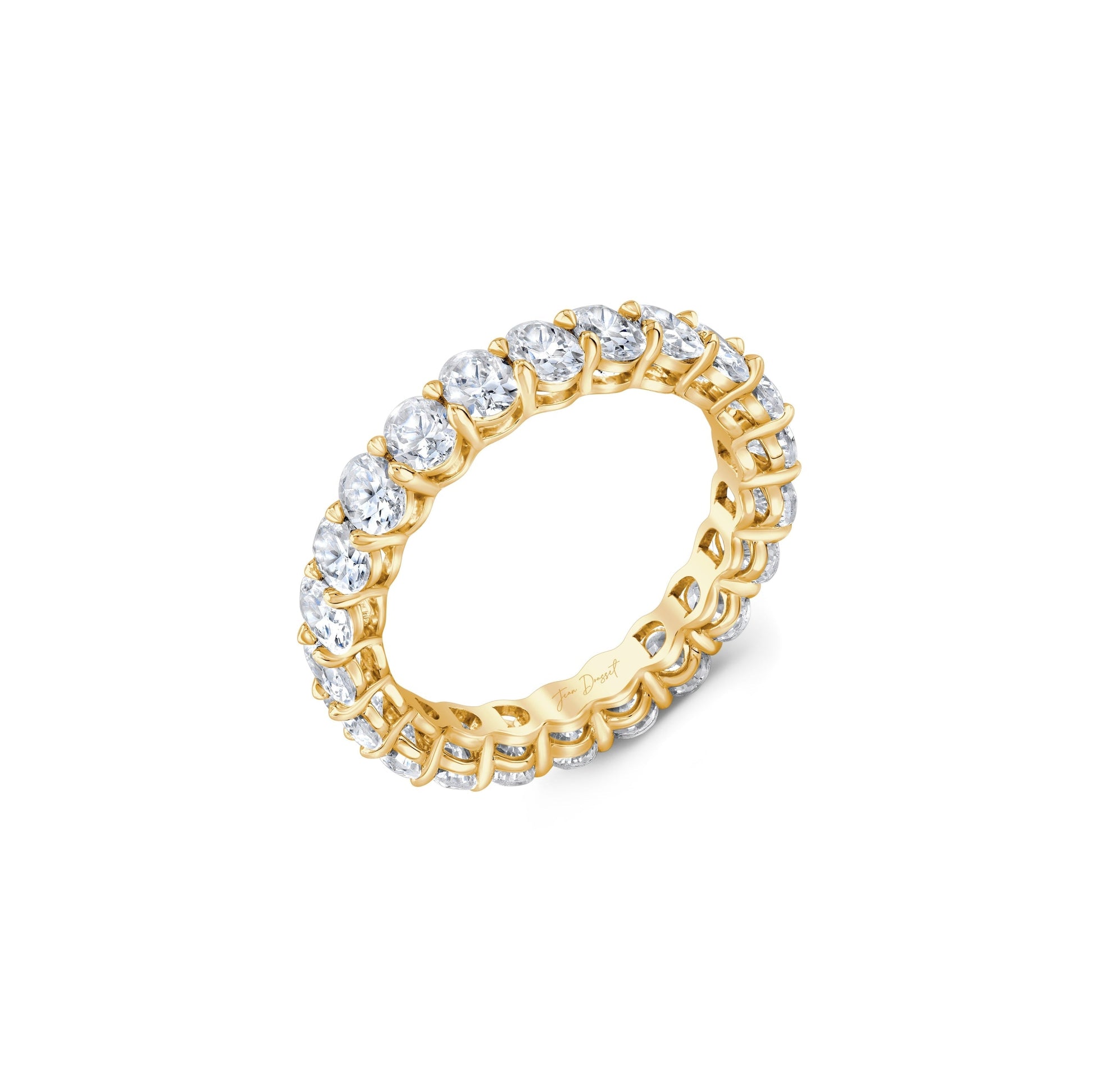 Olivia Oval Lab Diamond Eternity Band - view 2