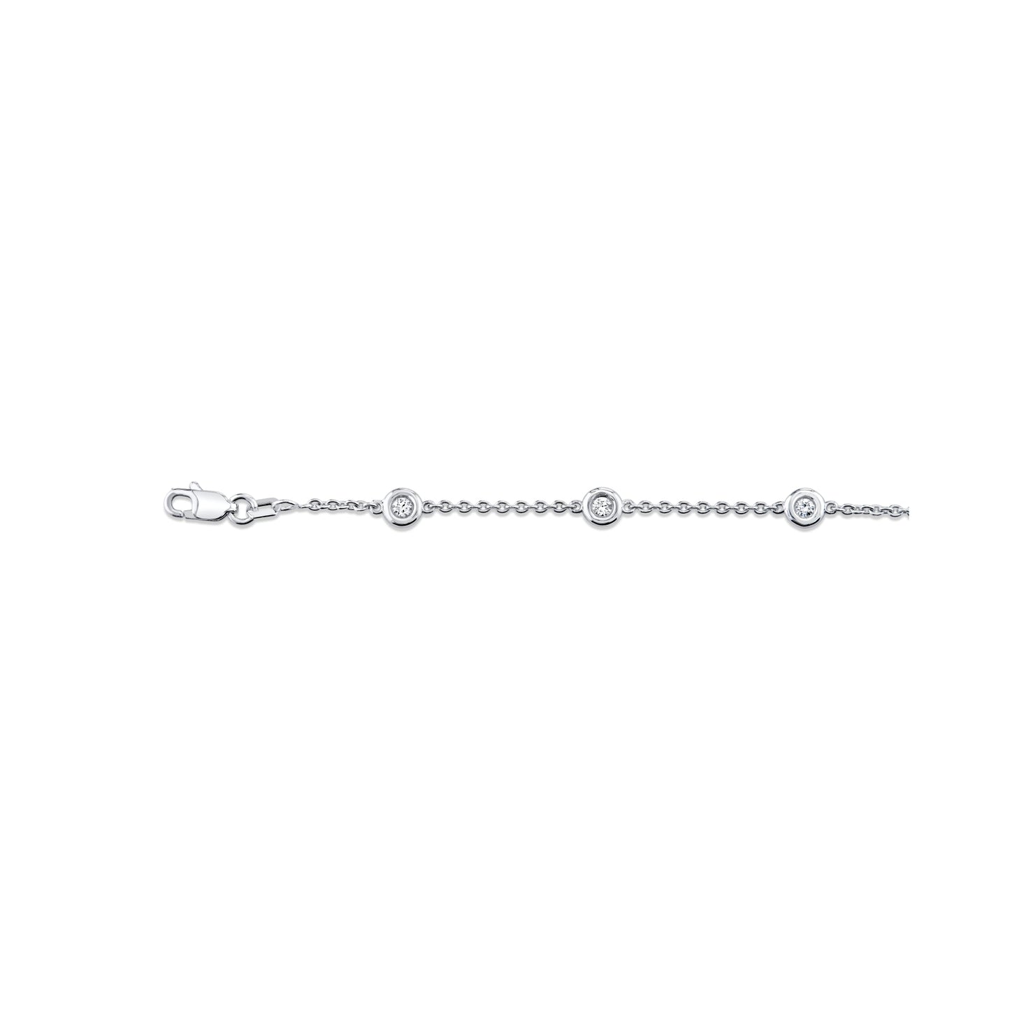 Bezel By The Yard Lab Diamond Bracelet - view 2
