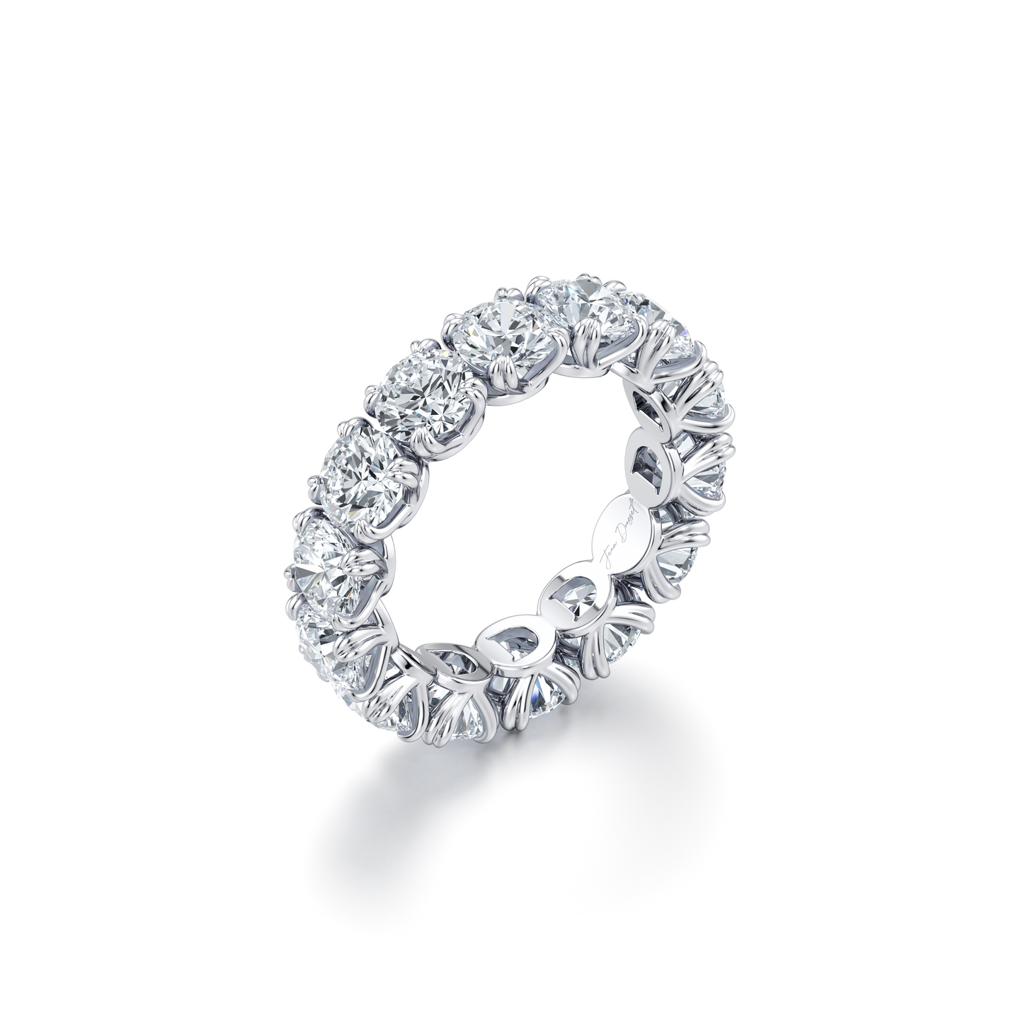 Elle Round Brilliant Lab Diamond Eternity Band - view 2