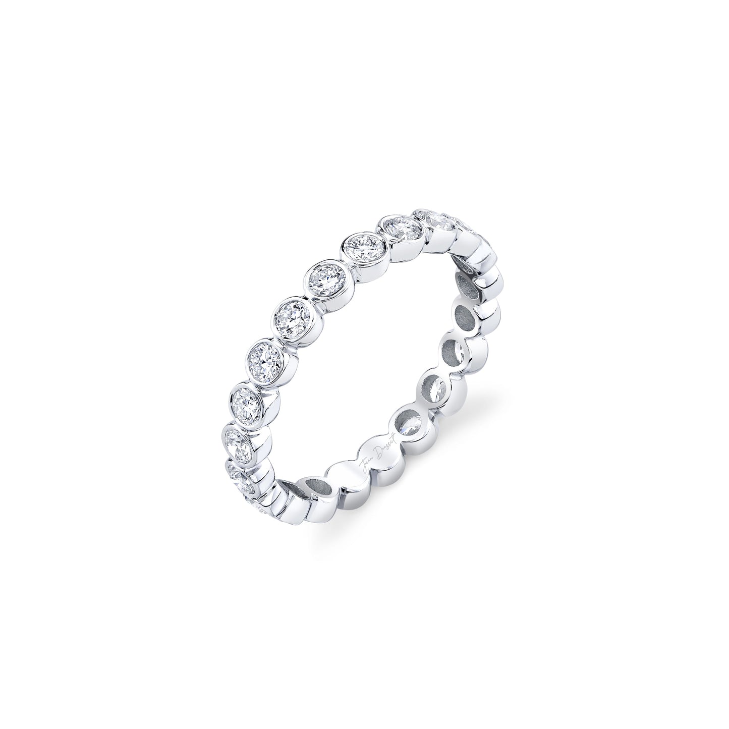 La Petite Bezel Lab Diamond Eternity Band - view 2