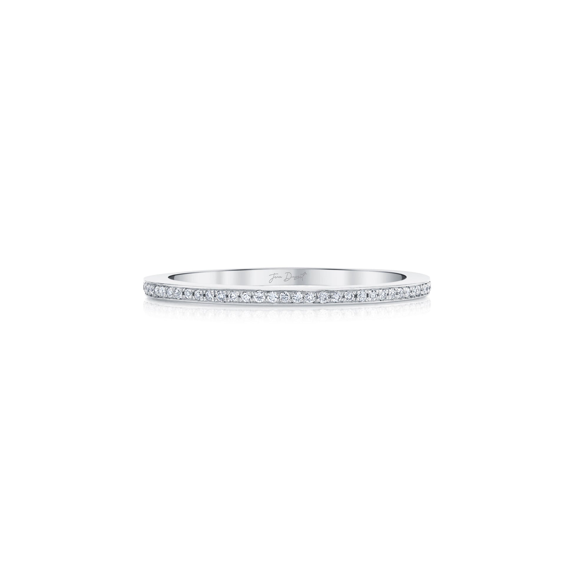 La Petite Flat Engravable Eternity Band - view 2