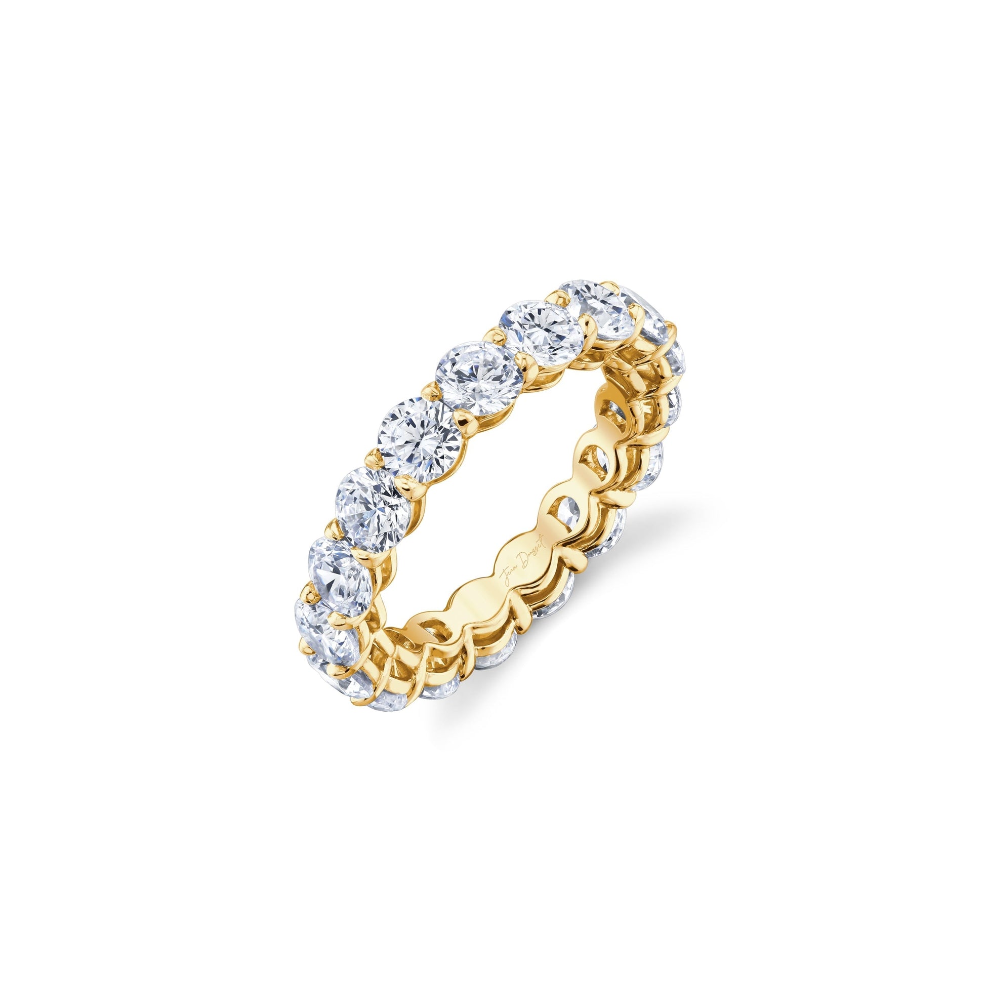 Olivia Large Round Brilliant Lab Diamond Eternity Band - view 2