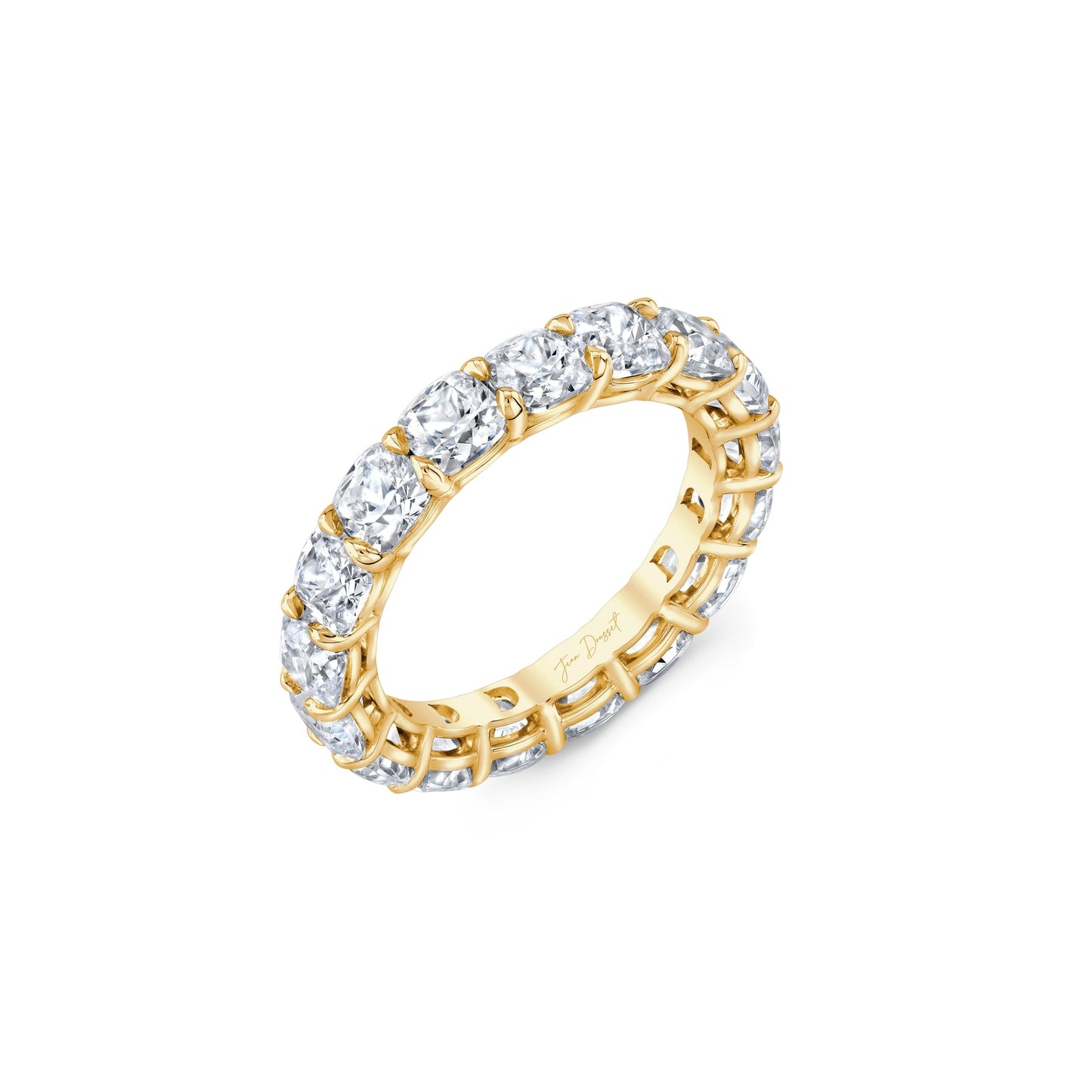 Olivia Cushion Lab Diamond Eternity Band - view 2