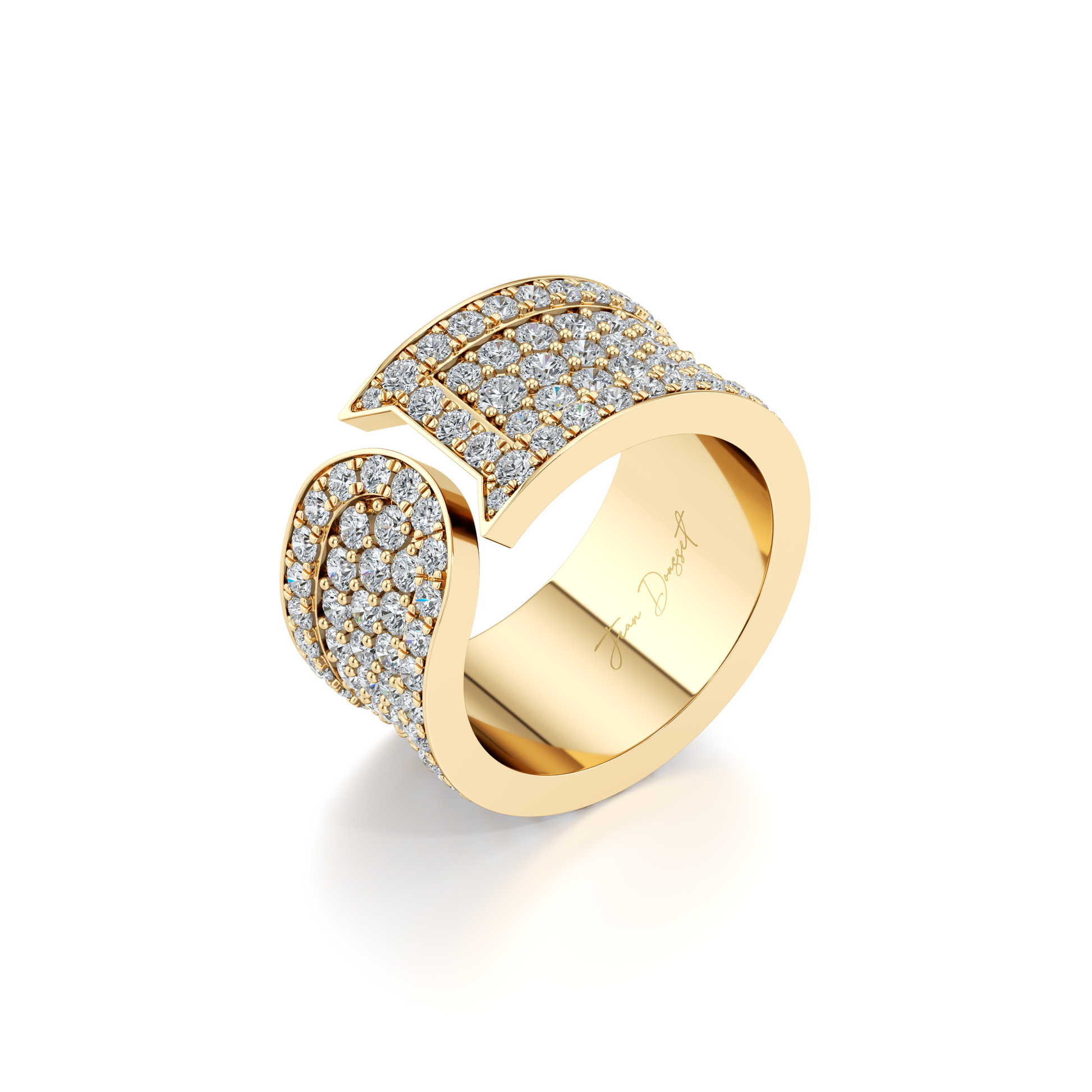 Saviera Pave Wrap Ring - view 2