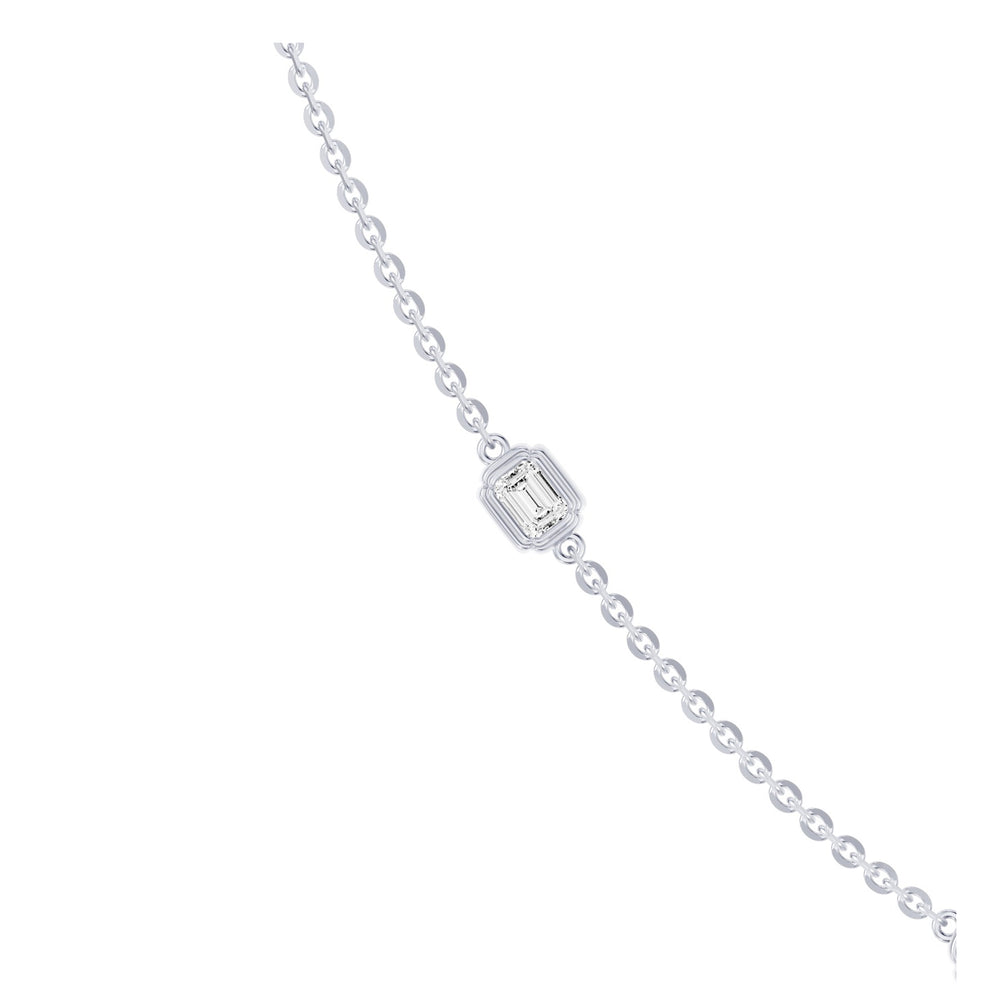 Doree By The Yard Mixed Shape Lab Diamond Necklace - view 2