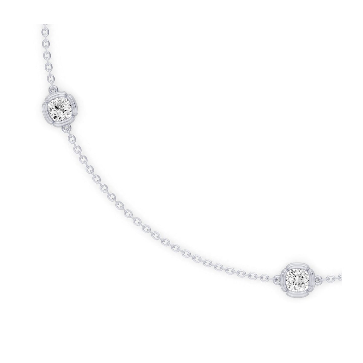 Doree By The Yard Cushion Lab Diamond Bracelet - view 2