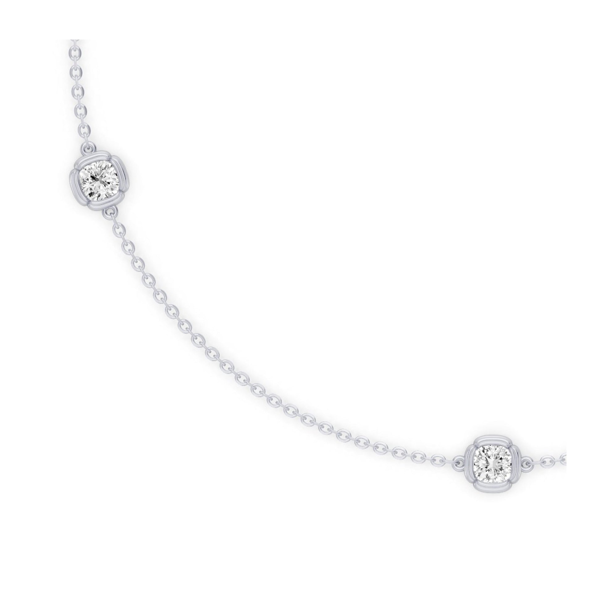 Doree By The Yard Cushion Lab Diamond Bracelet - view 2