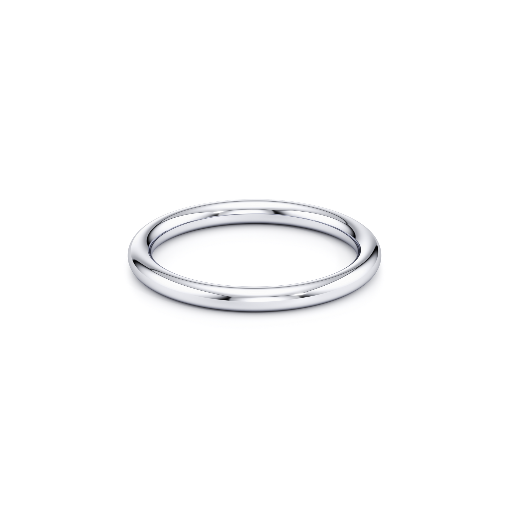 Kate High Polish Wedding Band - view 2