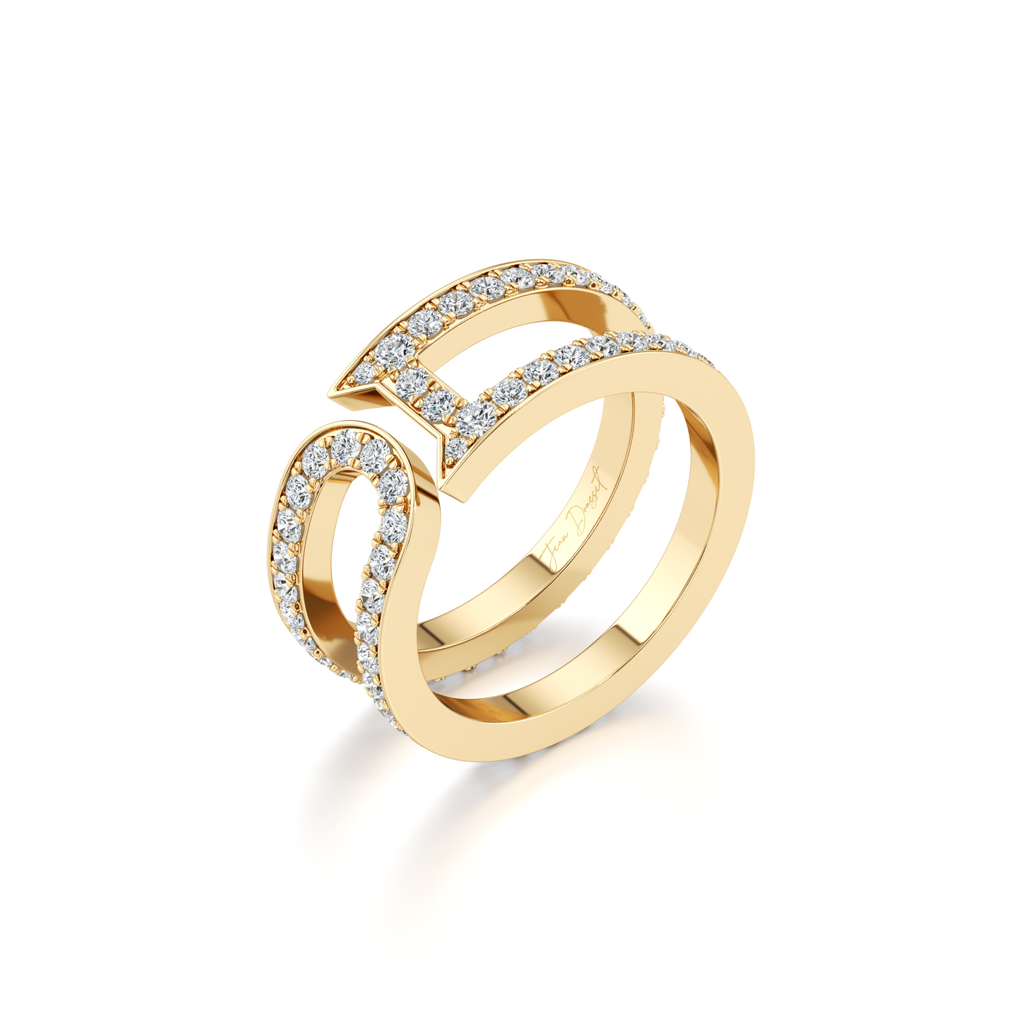 Saviera Open Wrap Pave Ring - view 2