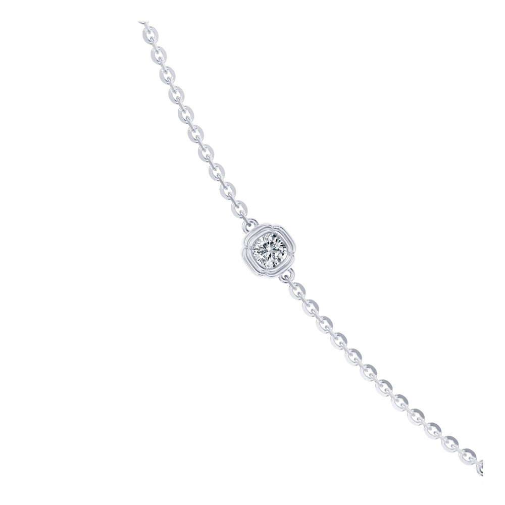 Doree By The Yard Cushion Lab Diamond Necklace - view 2