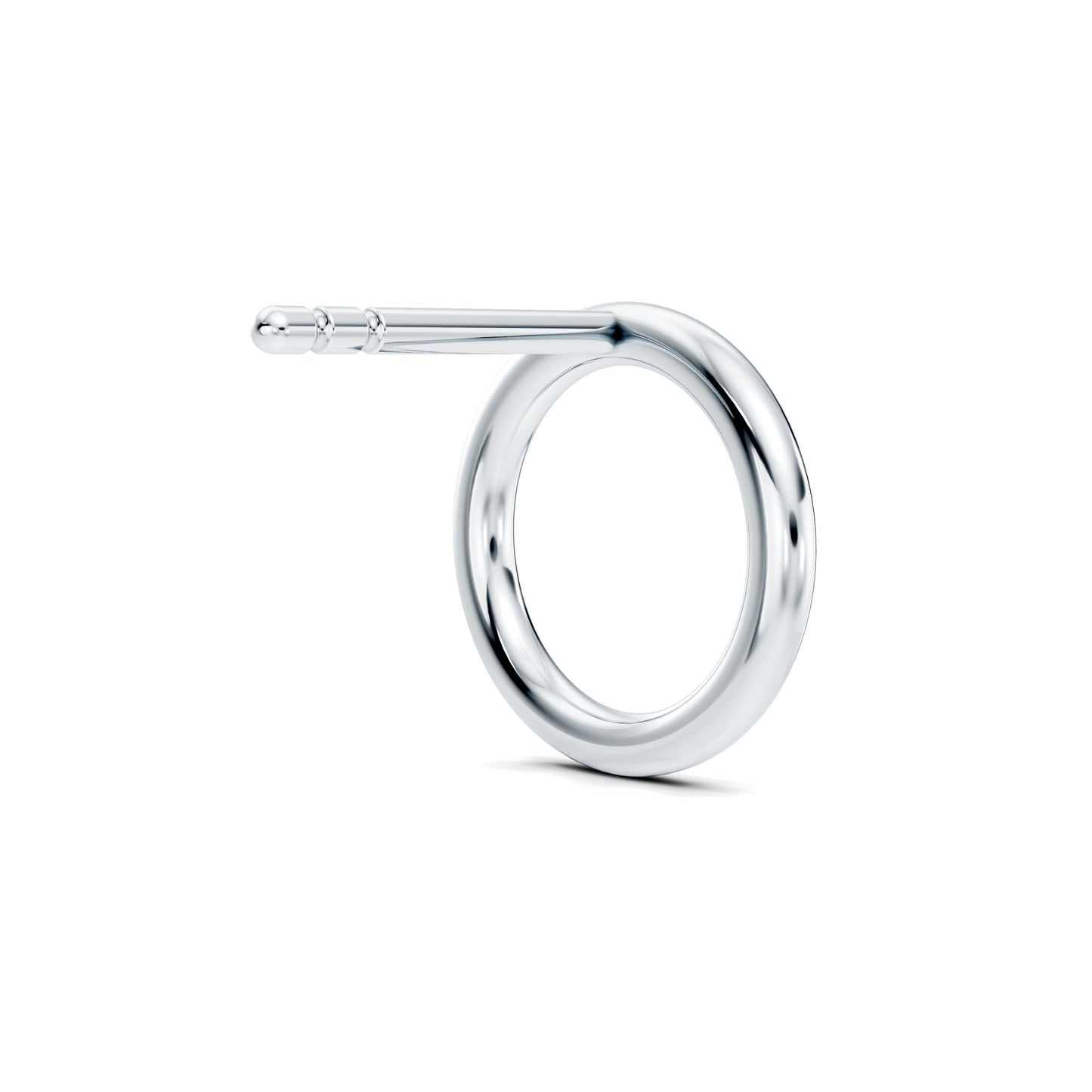 Audrey Front Hoop High Polish Earrings - view 3