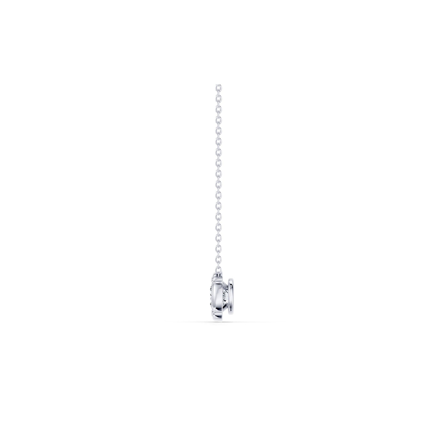 Doree Lab Diamond Round Brilliant Pendant - view 3