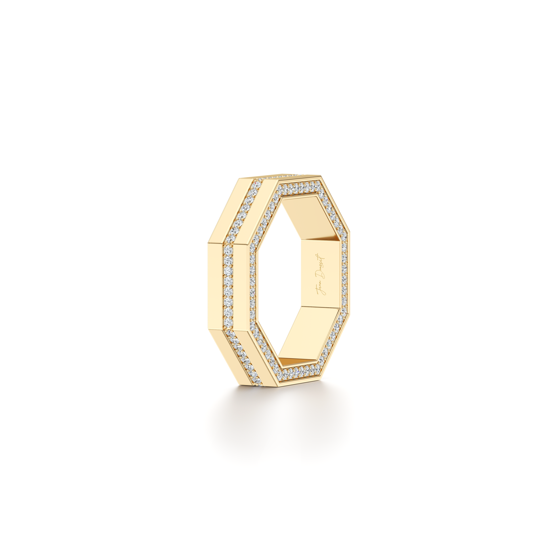 Hayden Pave Channel Octagon Band - view 3