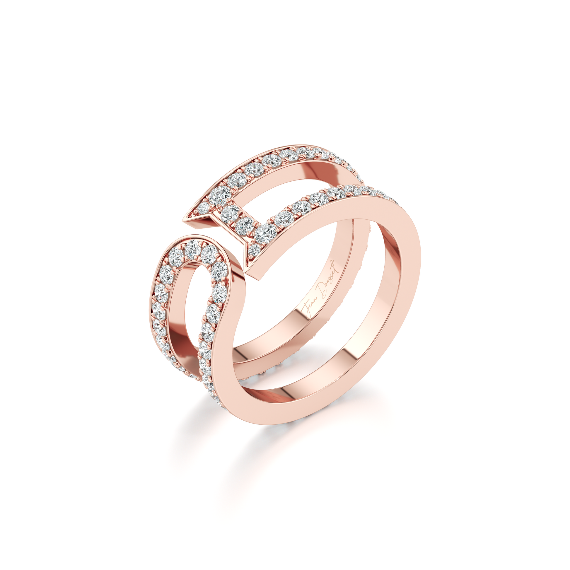Saviera Open Wrap Pave Ring - view 3
