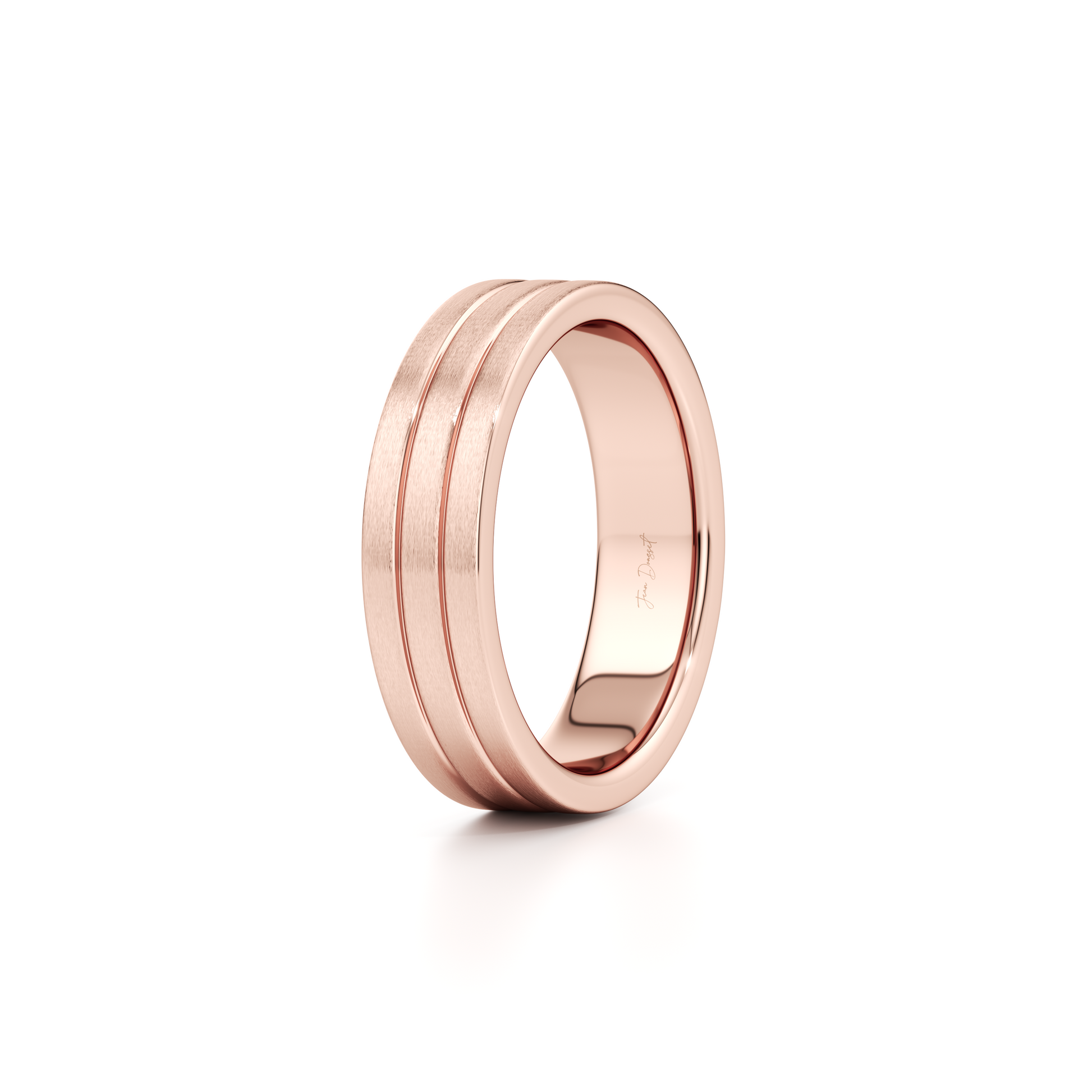 Modern Pinstripe Men's Band - view 3