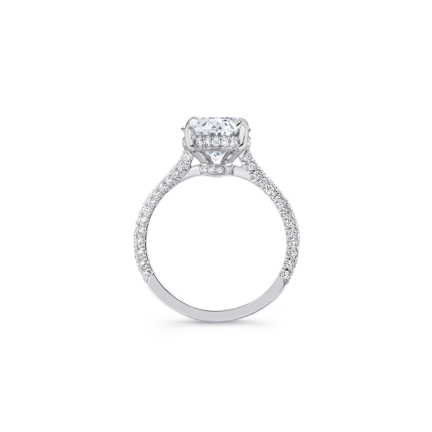 Chelsea Radiant Cut Solitaire Lab Diamond Engagement Ring - view 9