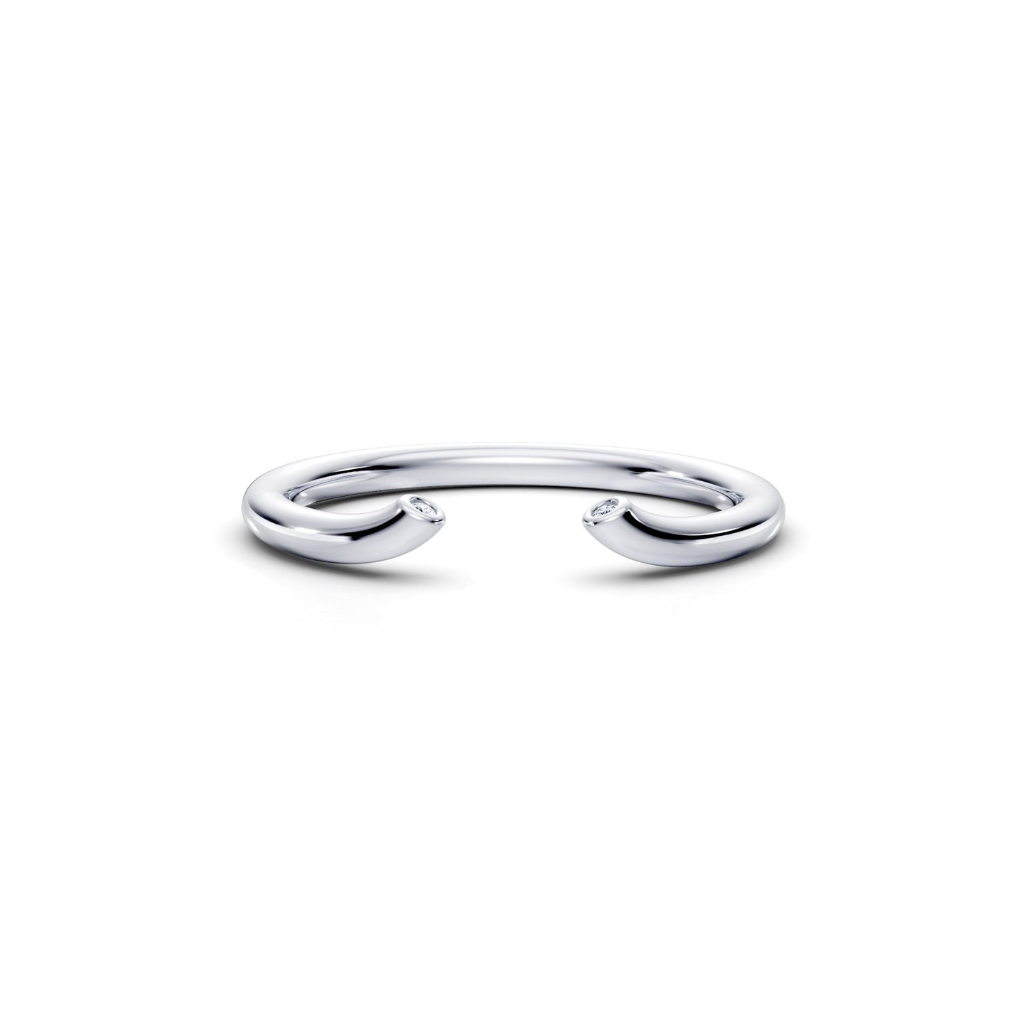 Jane Lab Diamond Wedding Band - view 3