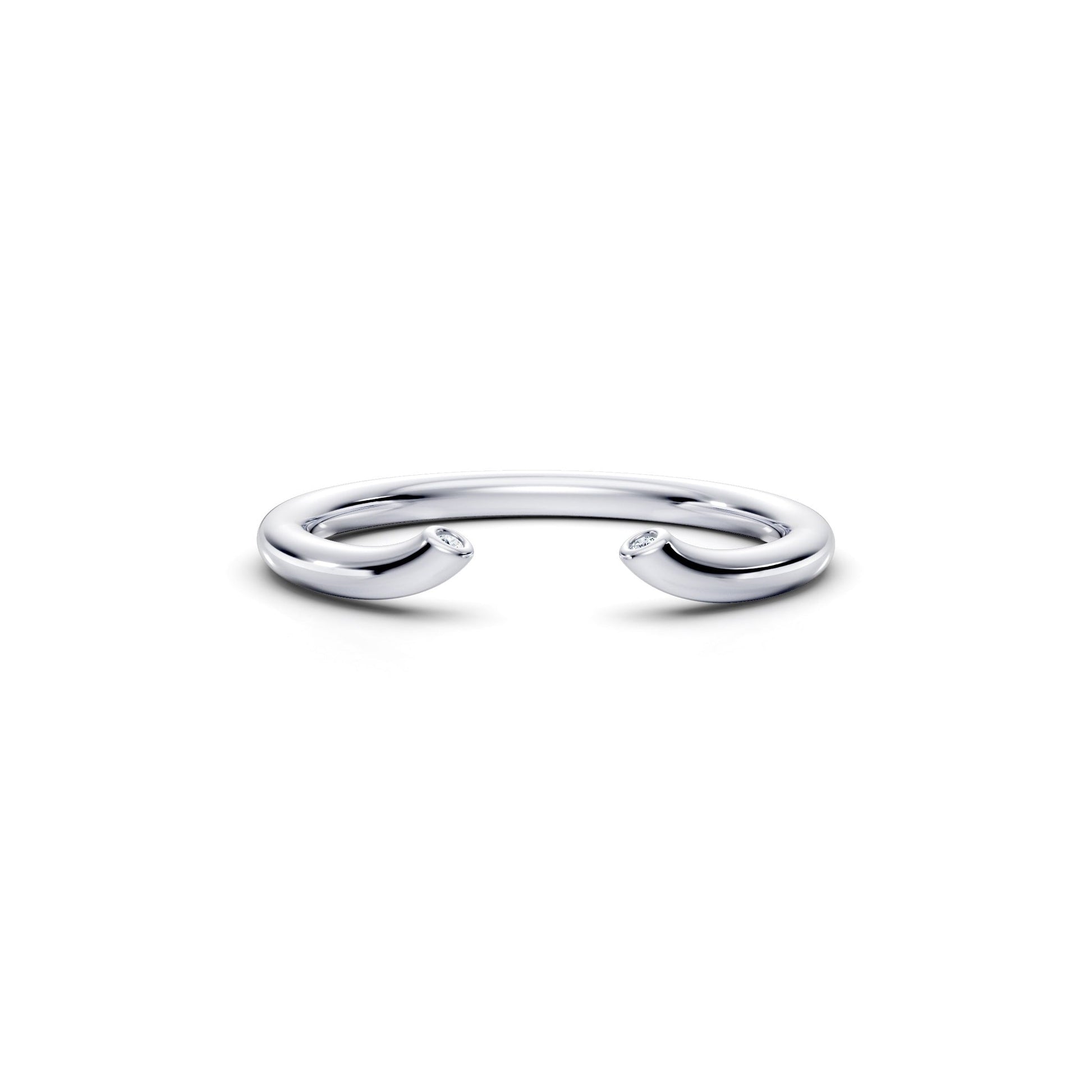Jane Lab Diamond Wedding Band - view 3
