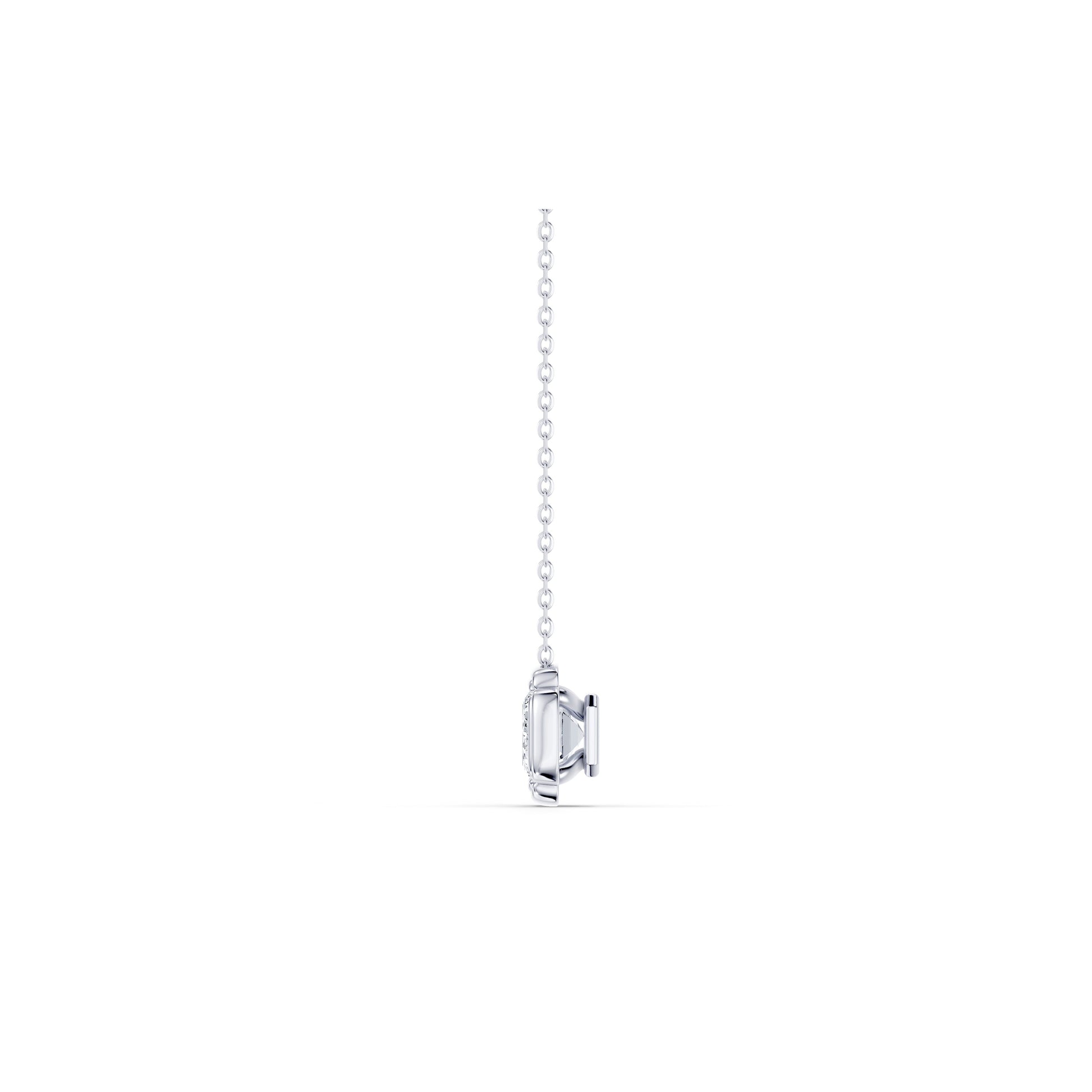 Doree Lab Diamond Emerald Pendant - view 3