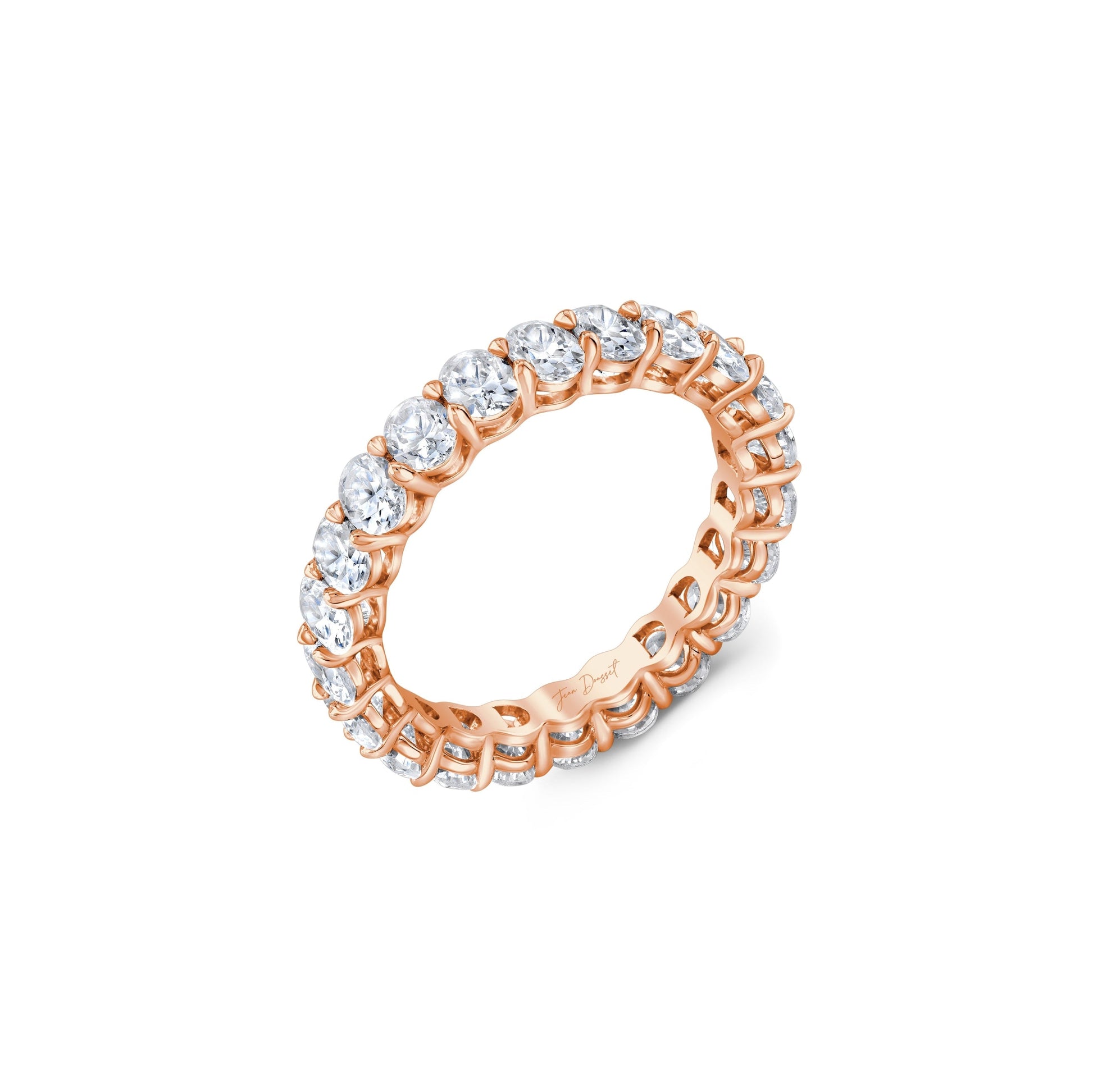 Olivia Oval Lab Diamond Eternity Band - view 3